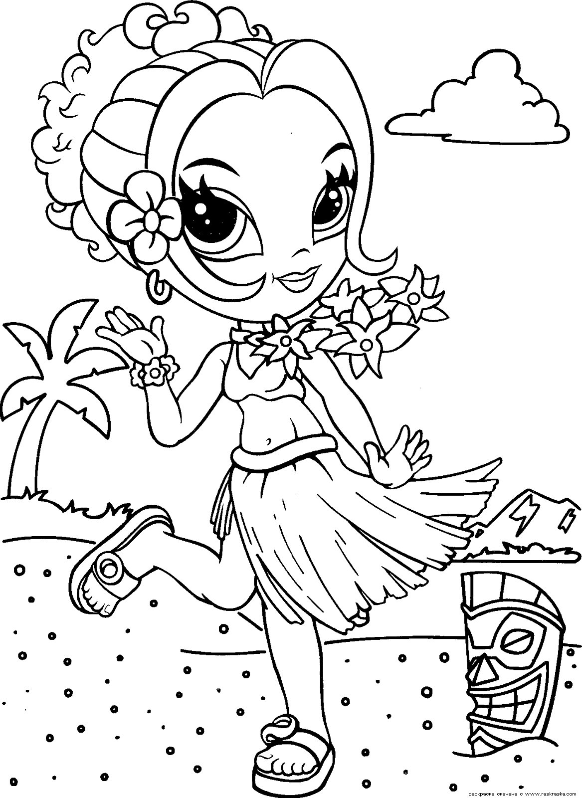 Lisa frank coloring page