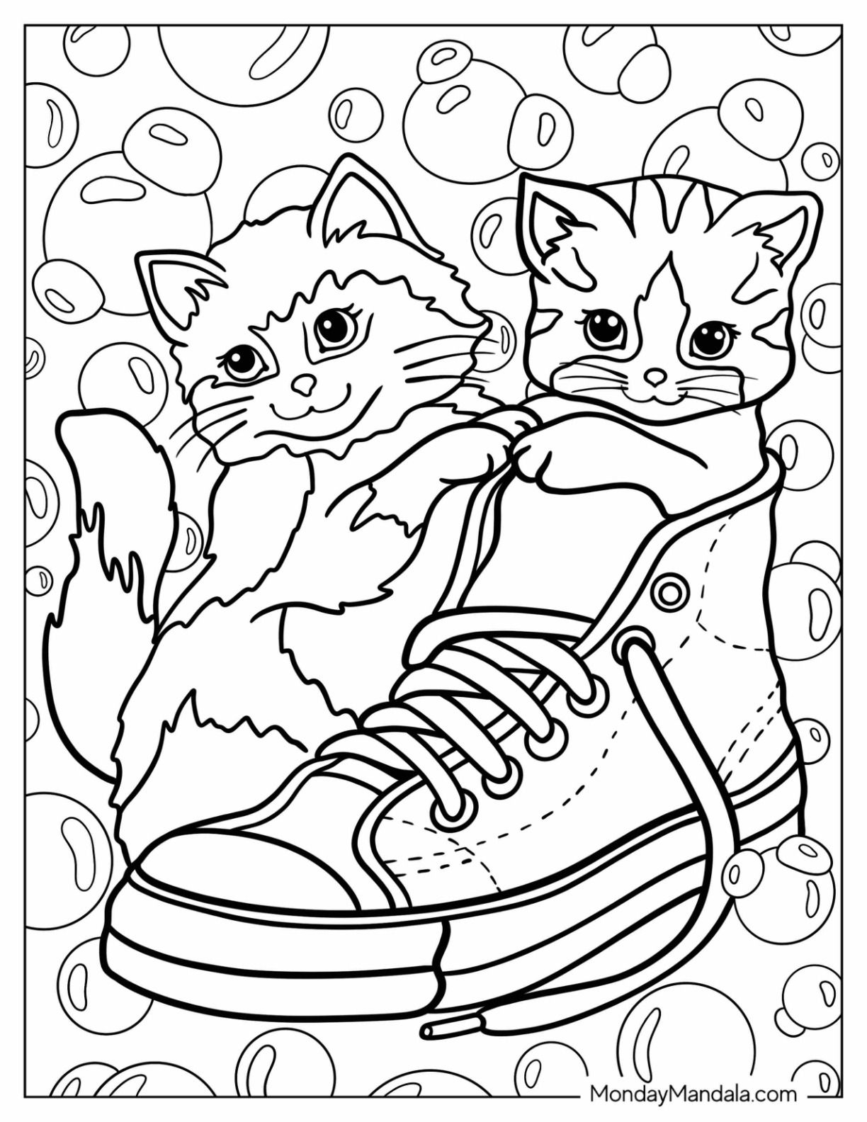 Top free printable cat coloring pages for kids â