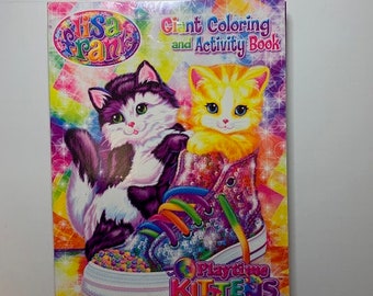 Lisa frank paint with water coloring book new retro kids colorful cute animals bright colors s memories nostalgia