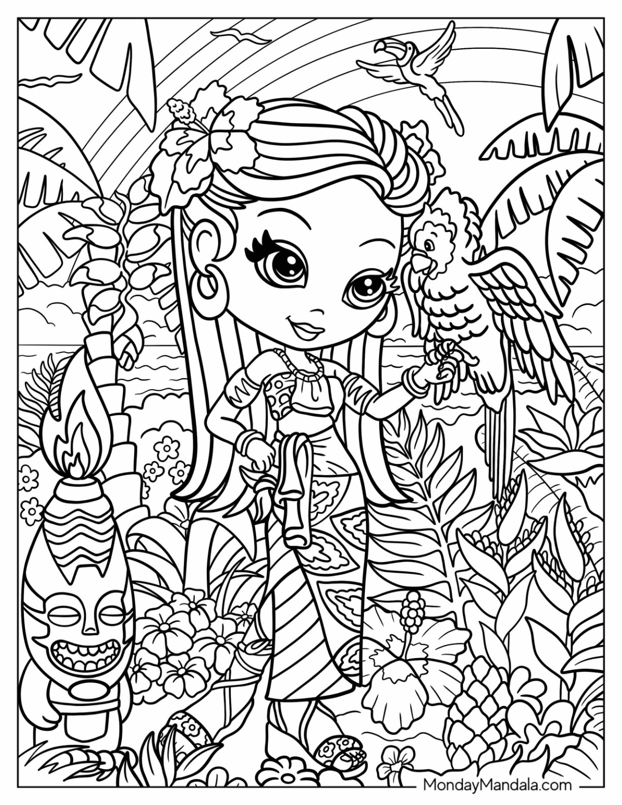 Lisa frank coloring pages free pdf printables