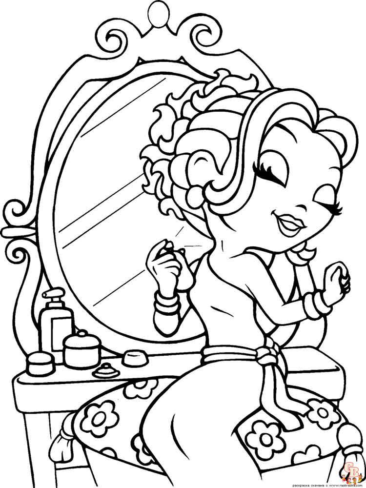 Lisa frank coloring pages free printable