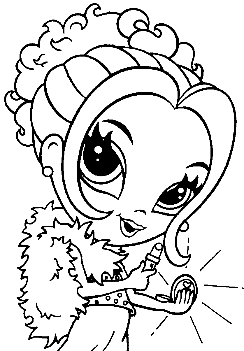 Lisa frank coloring pages