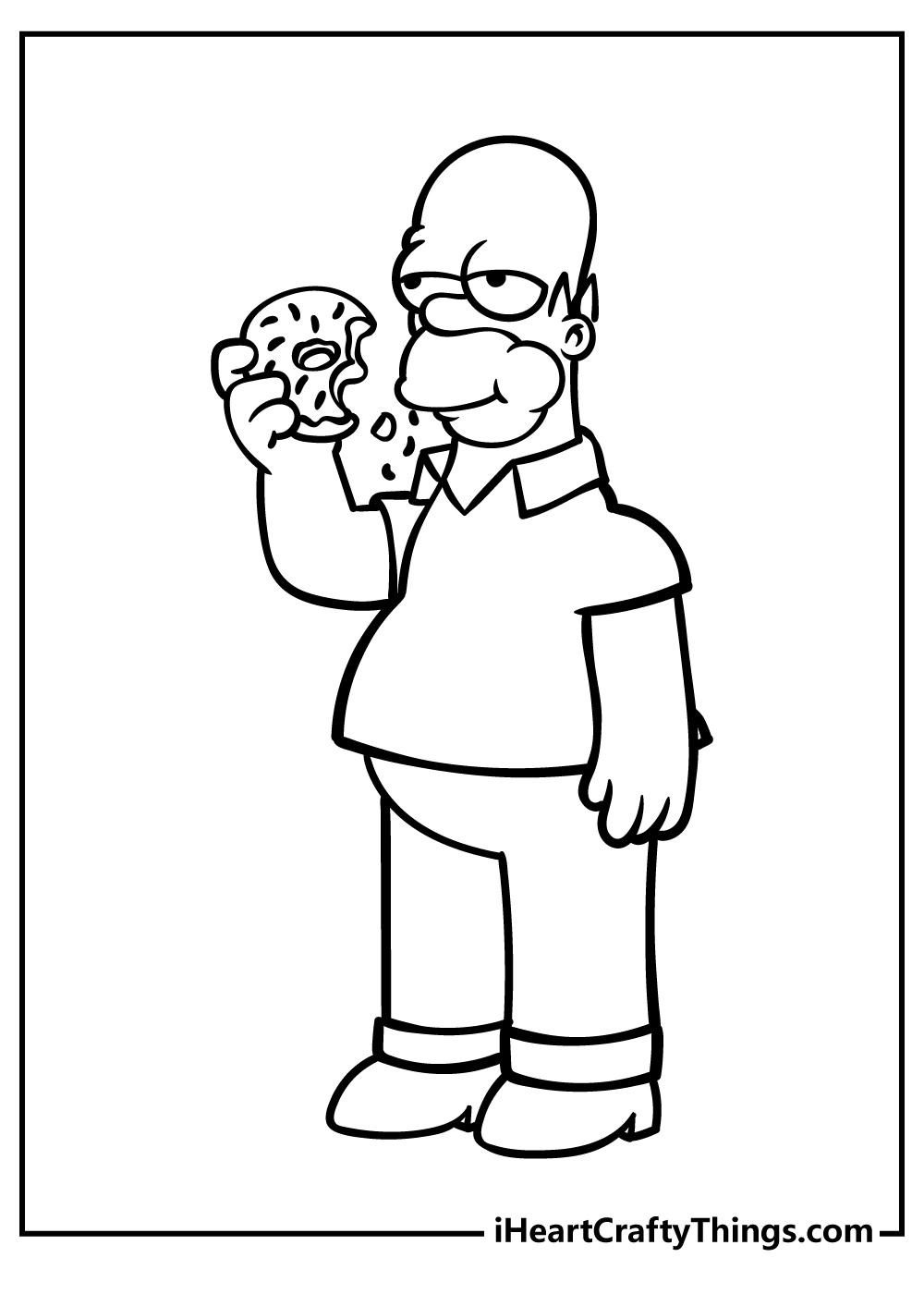 Simpsons coloring pages free printables