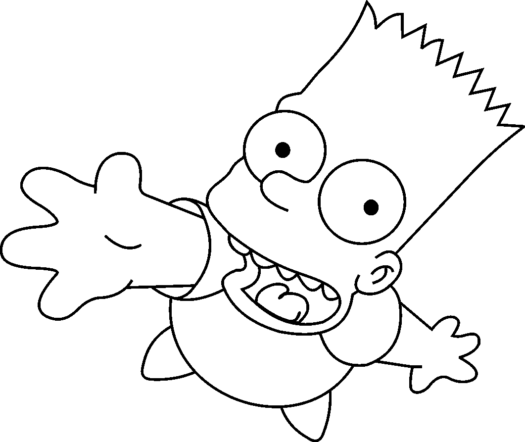 Free printable simpsons coloring pages for kids