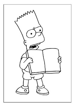 Unleash creativity engage kids with our printable simpsons coloring pages