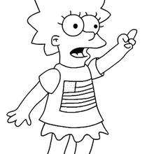 Lisa simpson coloring pages