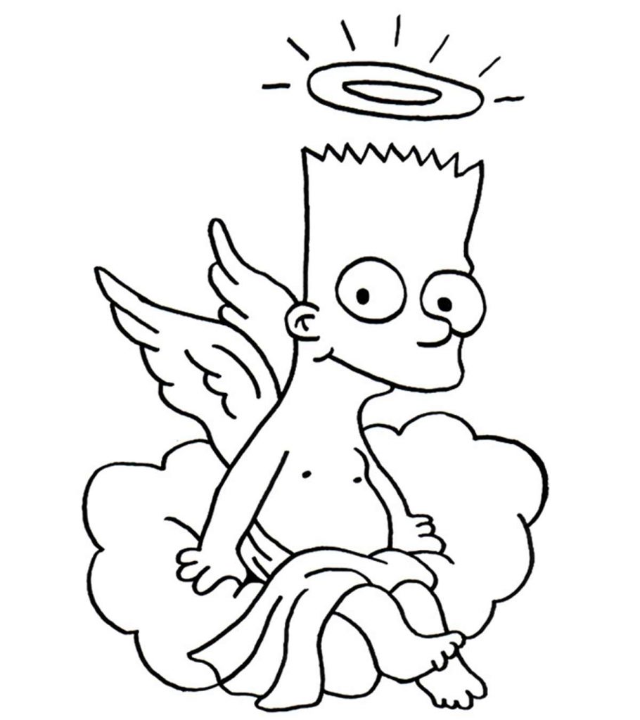 Top free printable simpsons coloring pages online