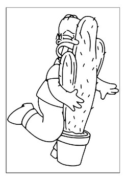 Artistic expression printable the simpsons coloring pages collection for kids