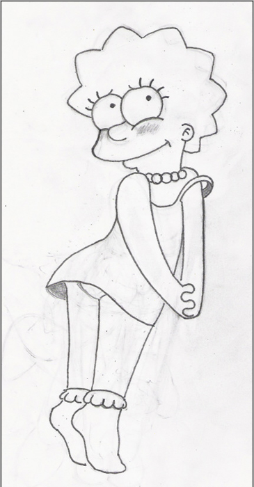 Cute lisa simpson sketch by another on