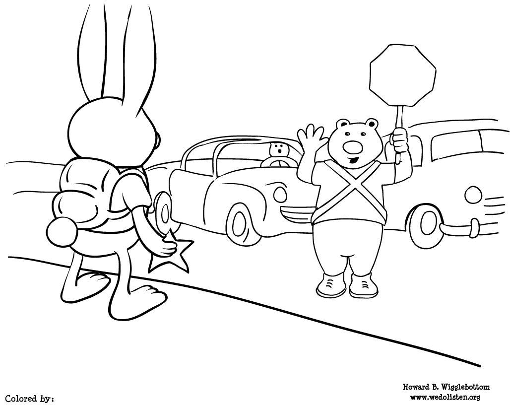 The we do listen foundation color me howard personalized coloring pages