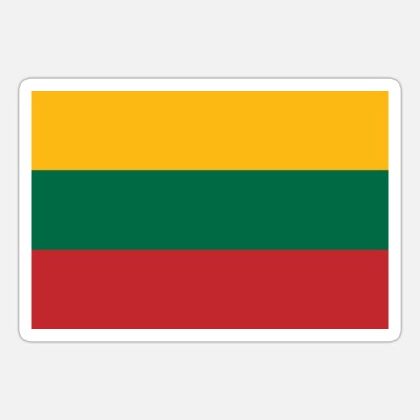 Lithuania ne flag sticker