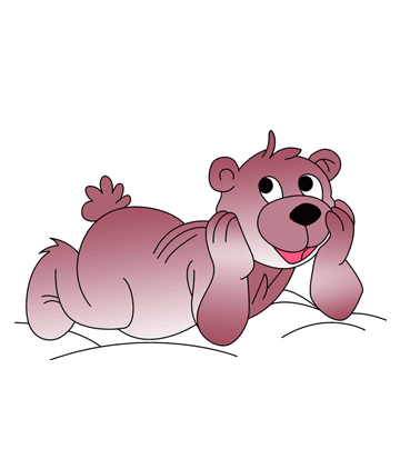 Bigger little bear coloring pages for kids to color and print