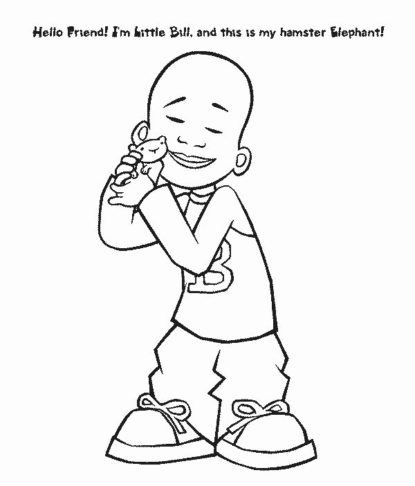 Best little bill coloring pages for kids