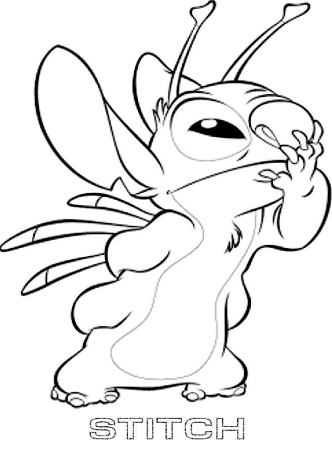 Coloring page lilo stitch animation movies â printable coloring pages