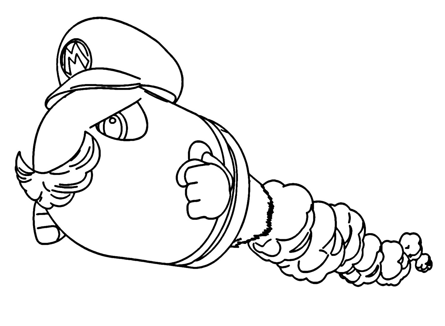 Super mario odyssey coloring pages