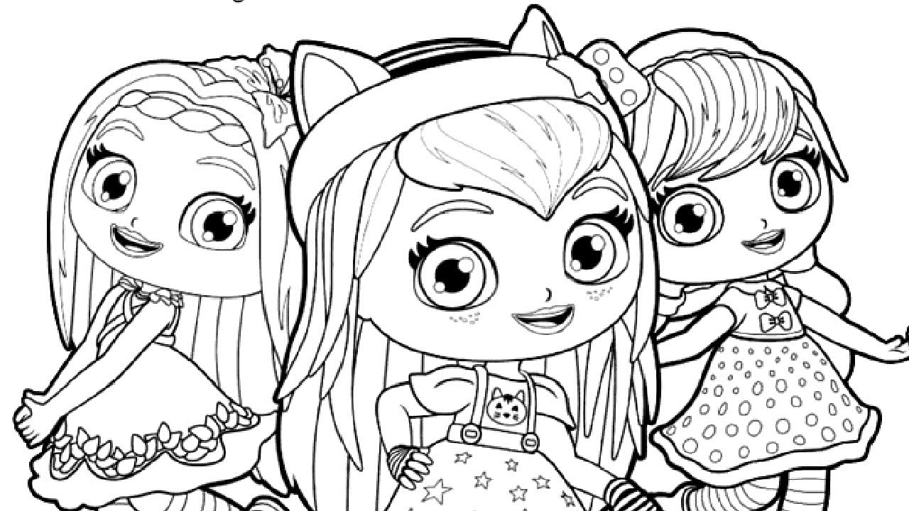 Little charers all characters coloring pages