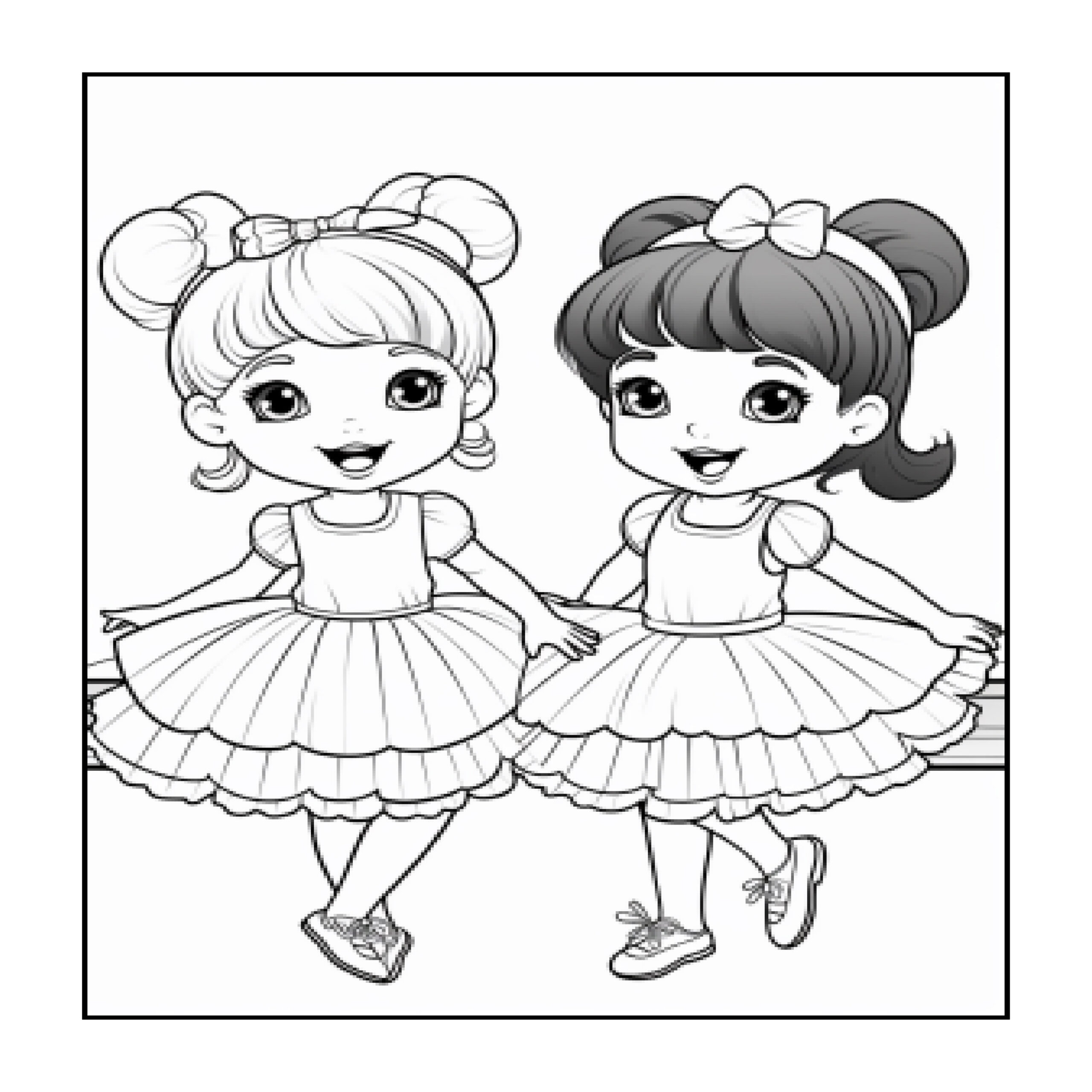 Ballerina coloring book for girls ballet coloring pages for little girls made by teachers