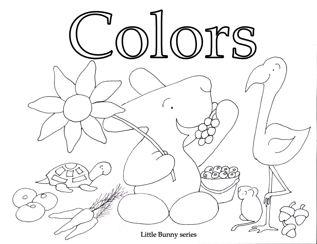 Coloring pages â little bunny series