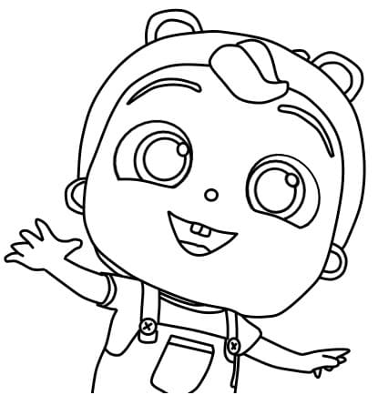 Little angel coloring pages