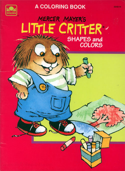 Little critters shapes and colors coloring books at retro reprints