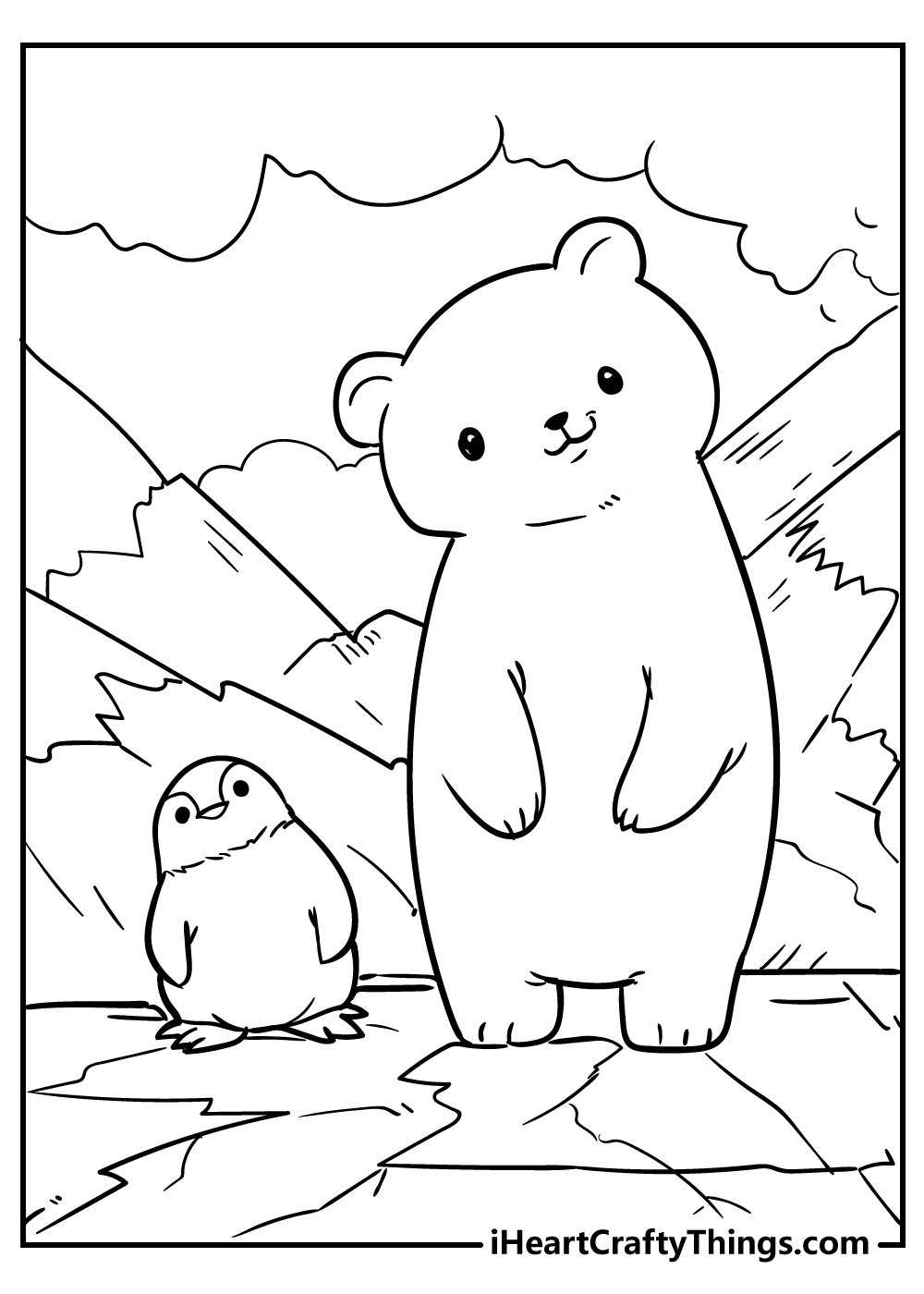 Cute animals coloring pages free printables