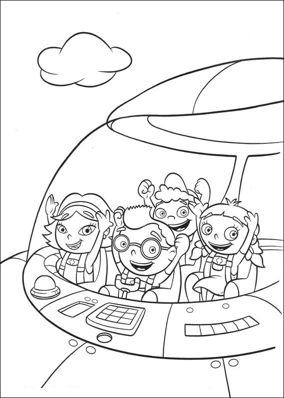 Coloring pages little einsteins coloring page drawing