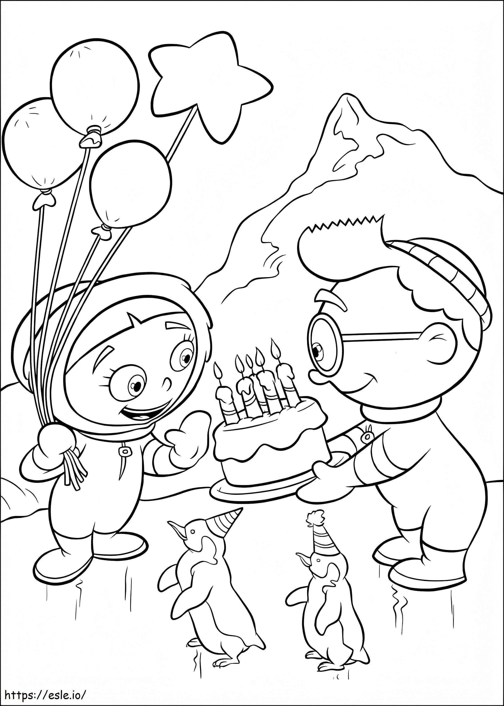 Leo and annie little einsteins coloring page