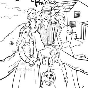 Little house on the prairie coloring page coloring pages america idea color