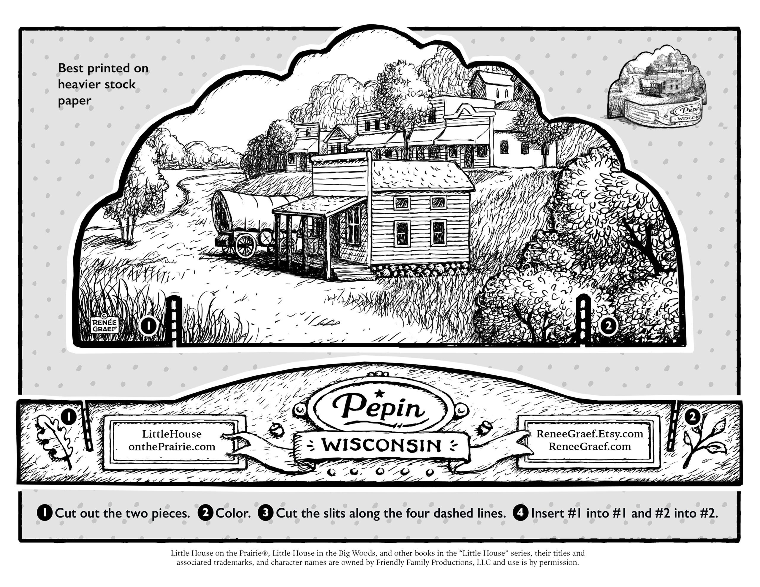 Create your own little house in the big woods diorama little house on the prairie