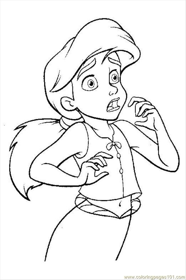 The little mermaid coloring pages