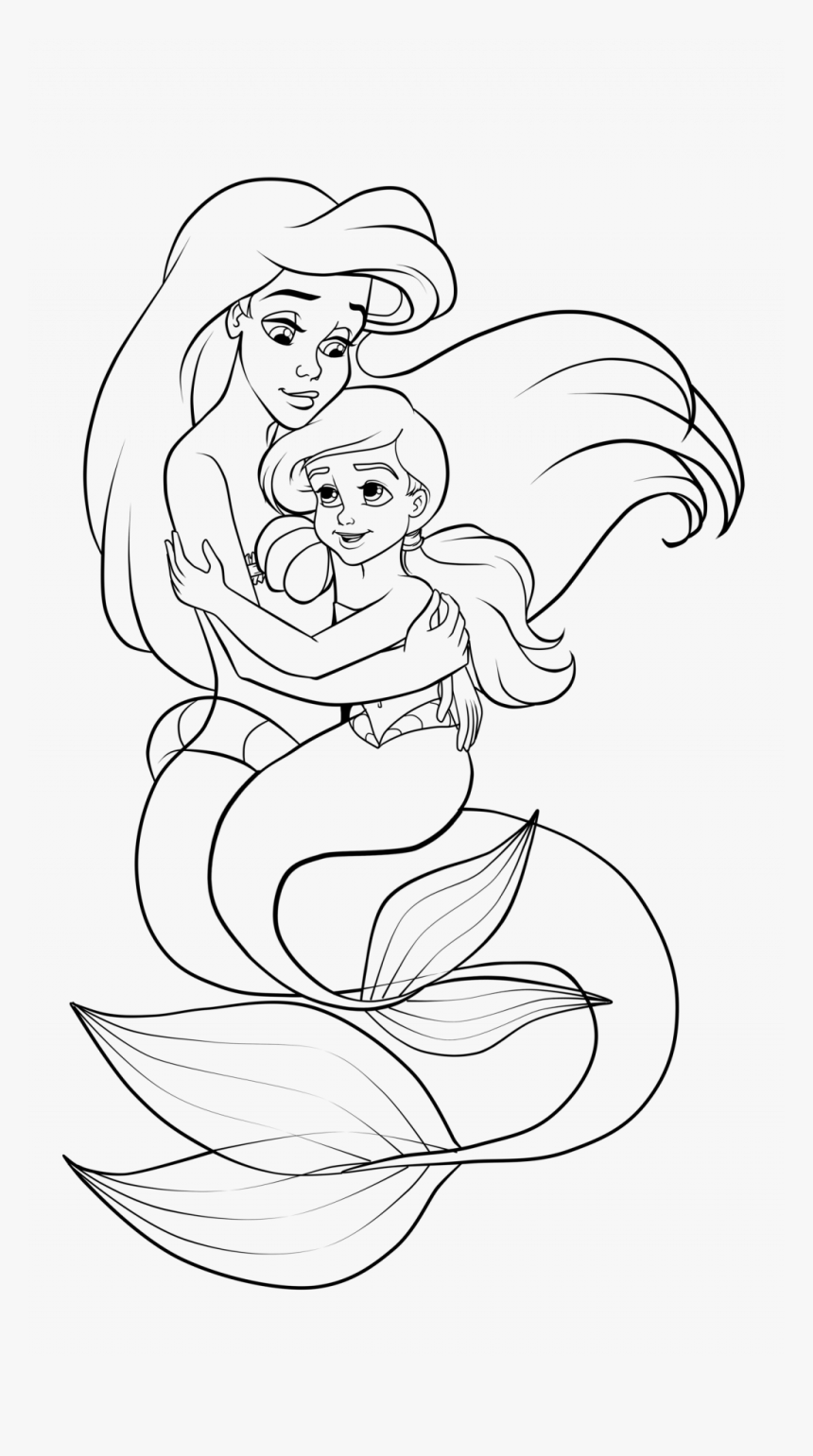 Coloring page coloring page pages ariel little mermaid