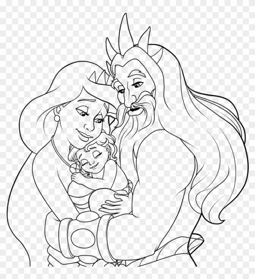 The little mermaid coloring pages