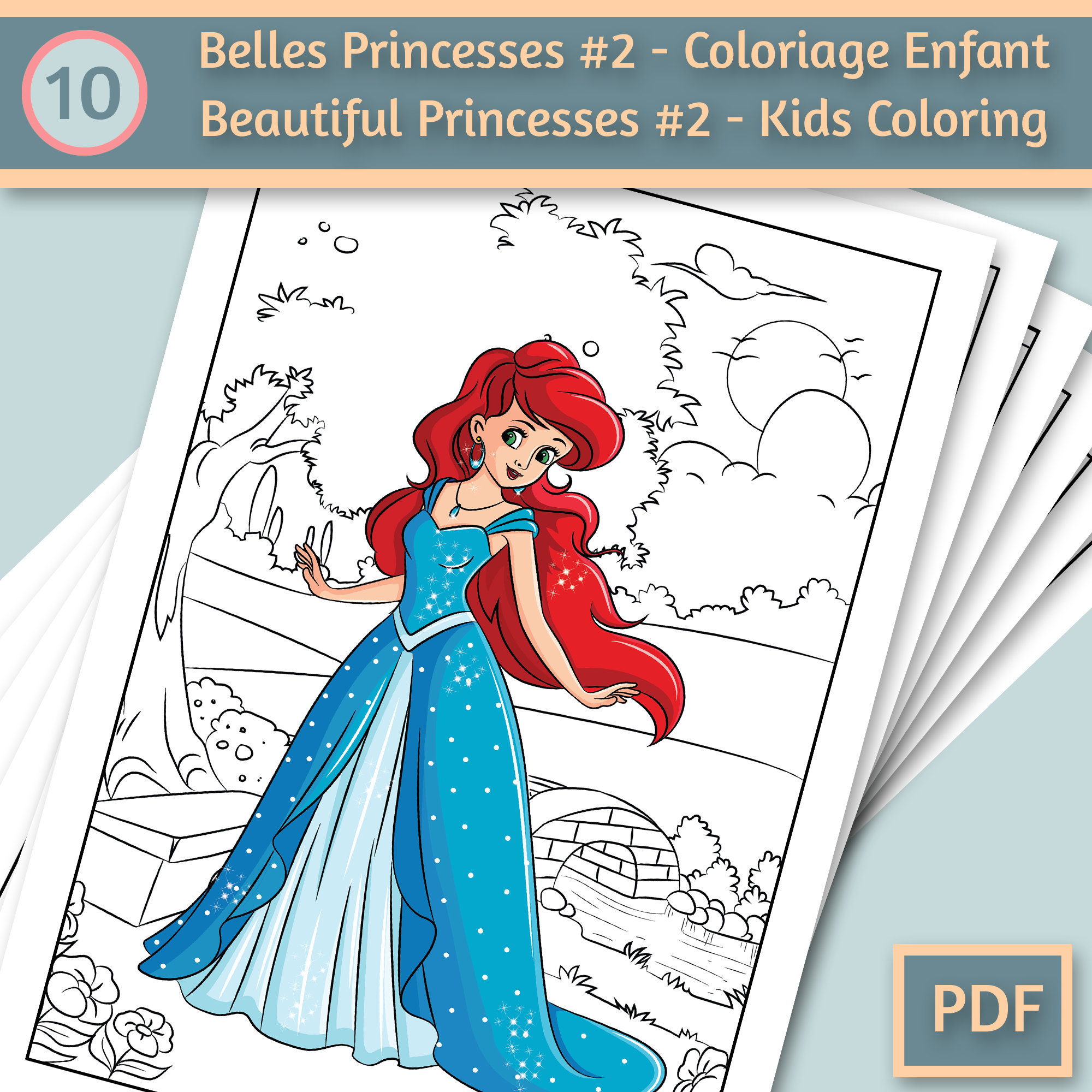 Princess coloring pages for kids coloring book for kids coloring book pdf coloring sheets printable coloring download