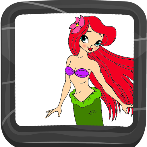 Mermaid coloring book