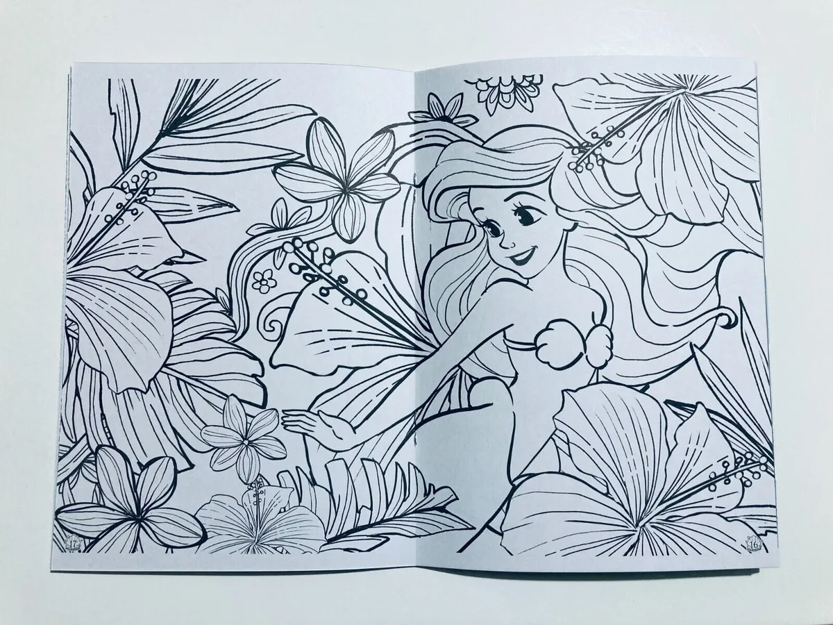 The little mermaid ariel coloring book japanese edition