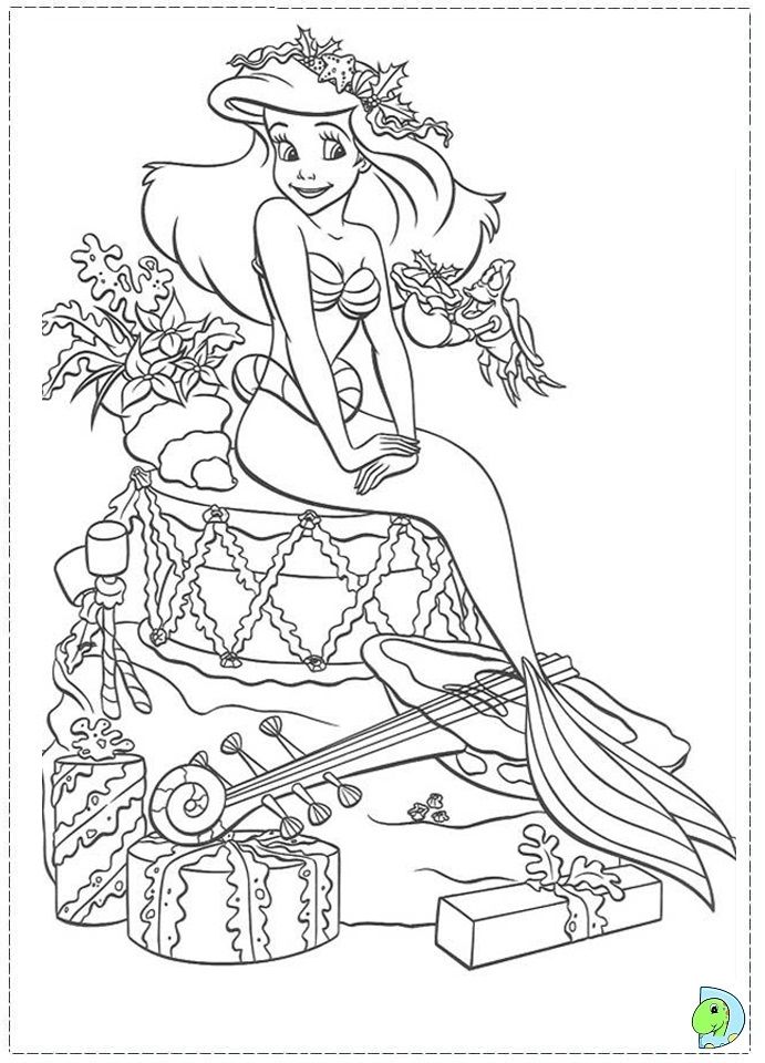 Christmas coloring pages merma coloring book disney coloring pages ariel coloring pages