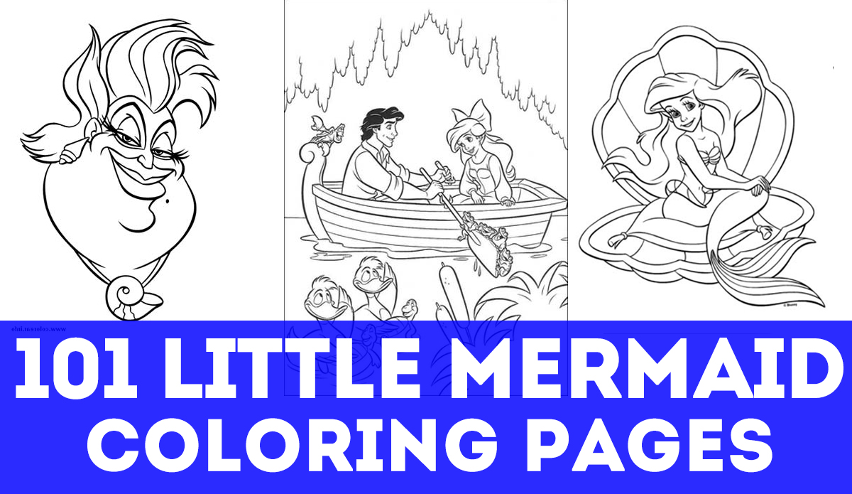 Little mermaid coloring pages ariel coloring pages