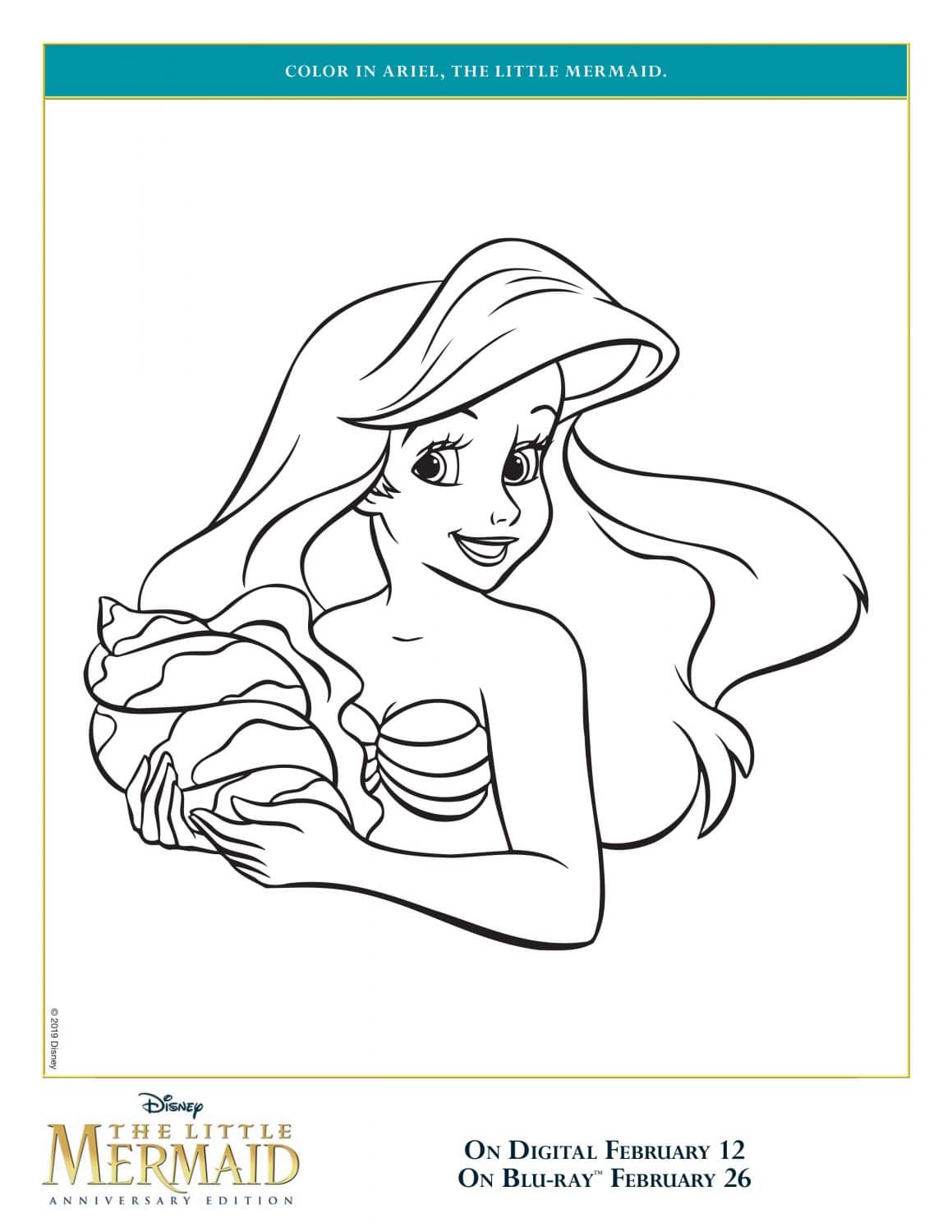 The little mermaid coloring pages and activity sheets crazy adventures in parenting