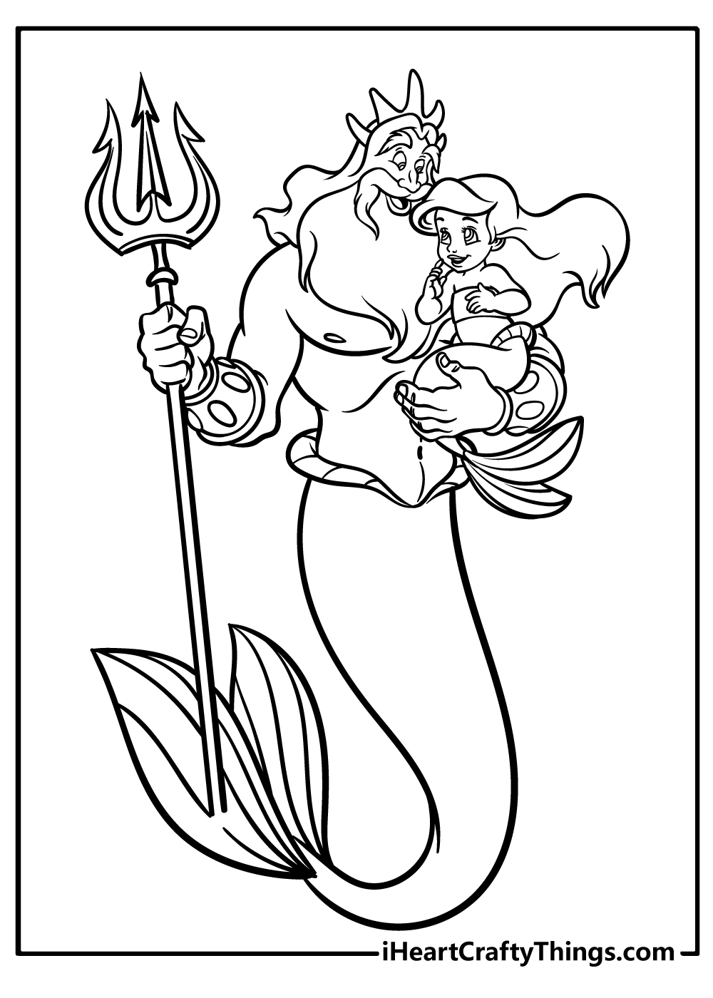 Ariel coloring pages free printables