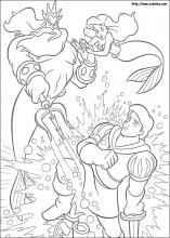 The little mermaid coloring pages on coloring