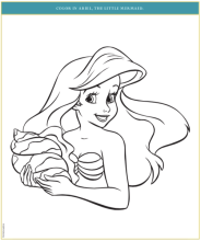 Free little mermaid loring pages and activity sheets