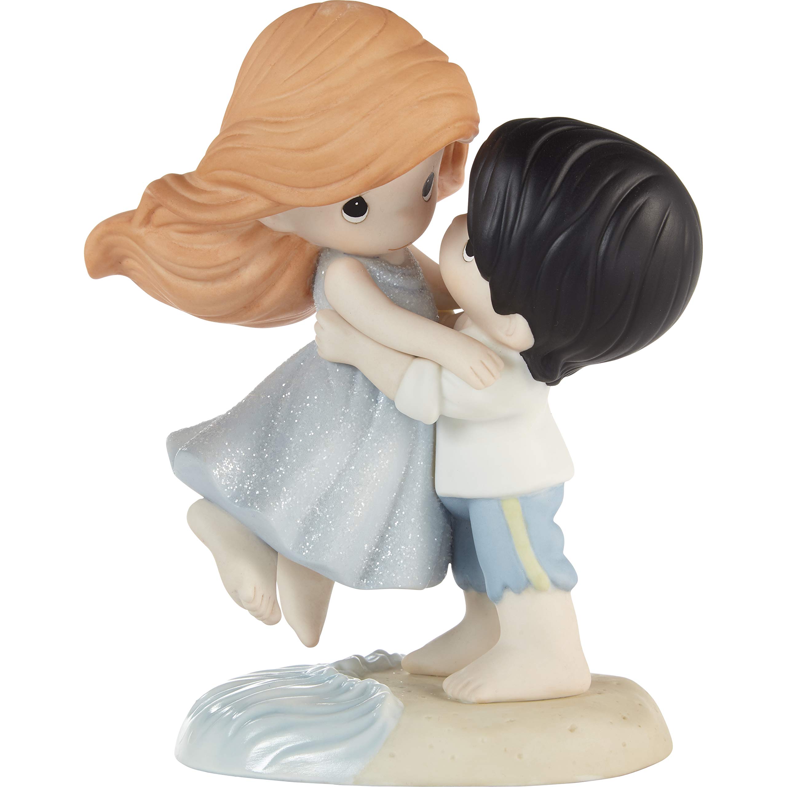 Precious moments disney the little mermaid with you i have it all bisque porcelain figurine home kitchen