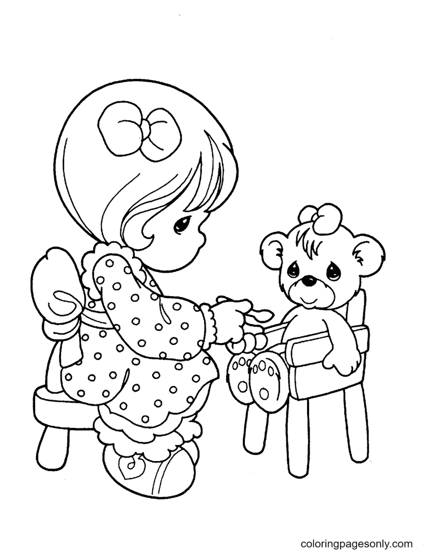 Precious moments coloring pages printable for free download