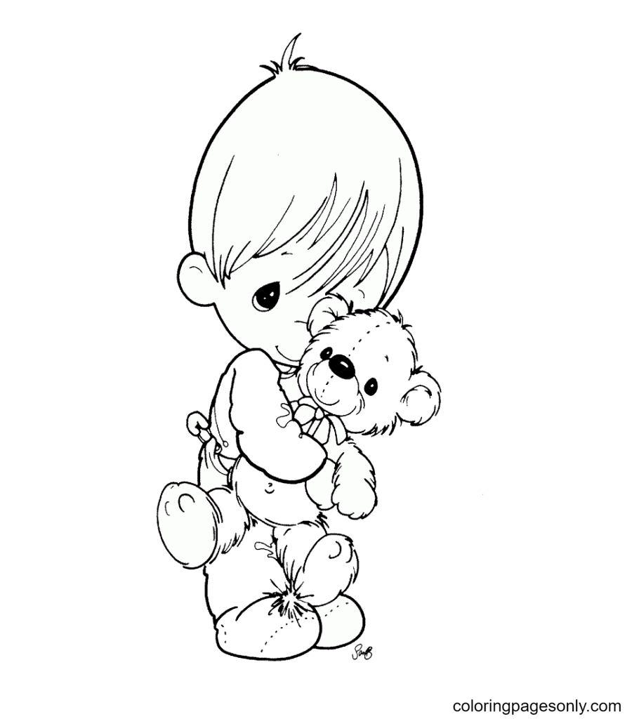 Precious moments coloring pages printable for free download