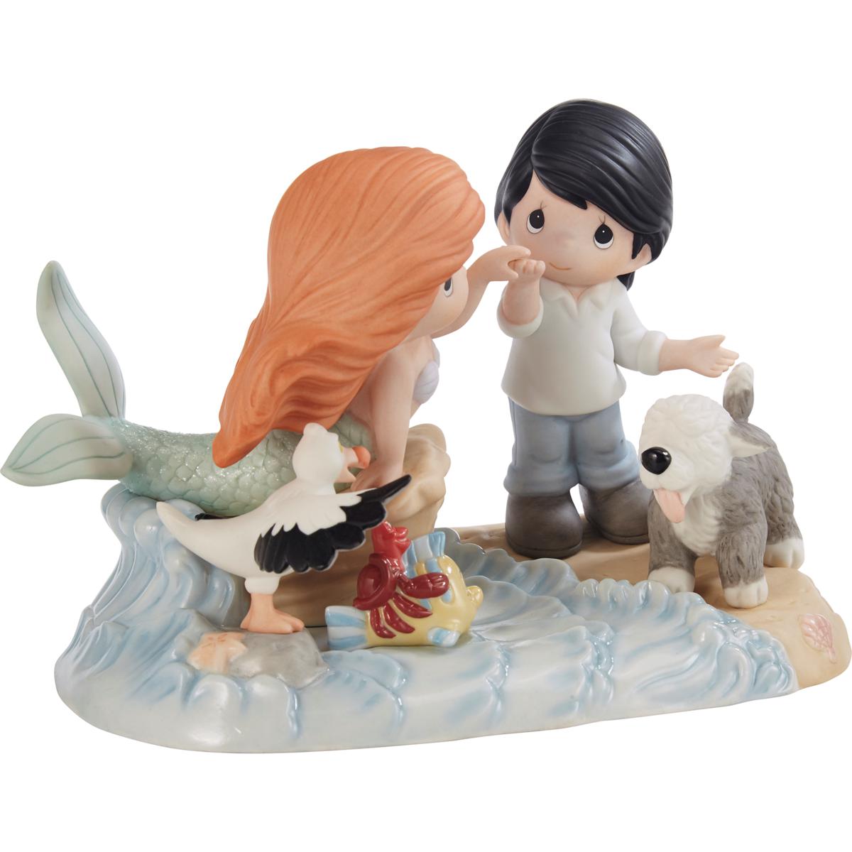 Precious moments our love goes the distance little mermaid figurine