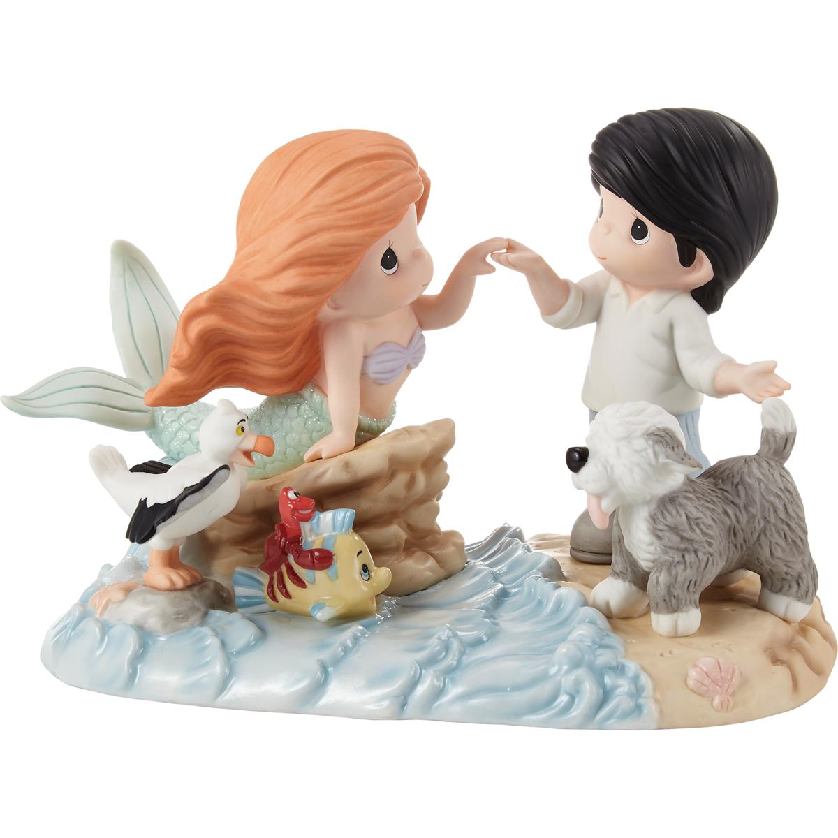 Precious moments our love goes the distance little mermaid figurine