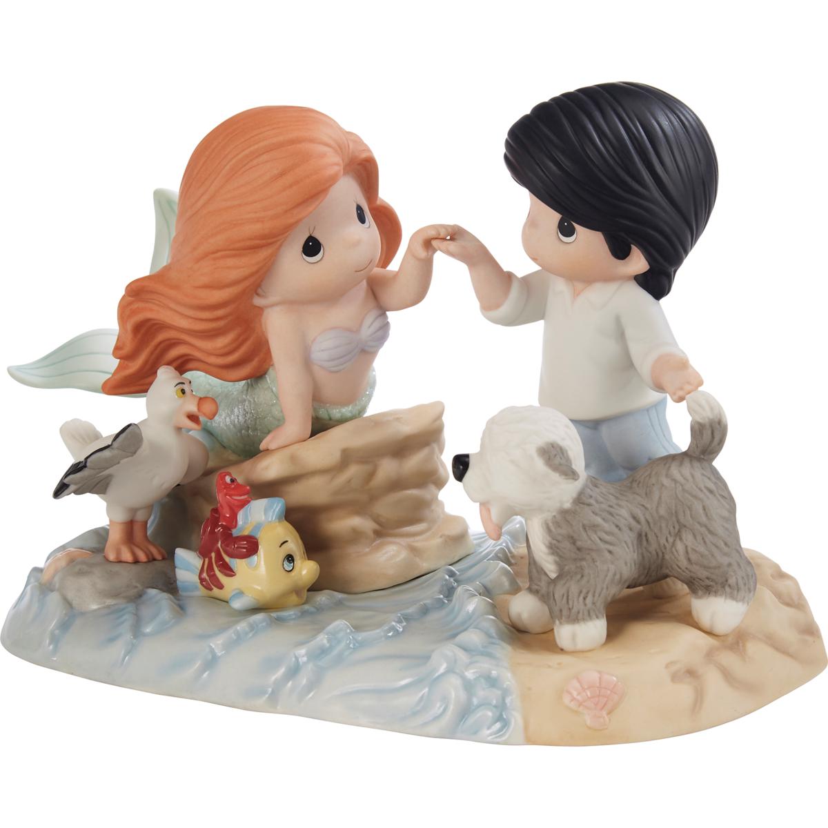 Precious moments our love goes the distance little mermaid figurine