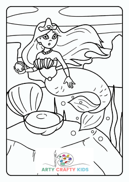 Mermaid coloring pages