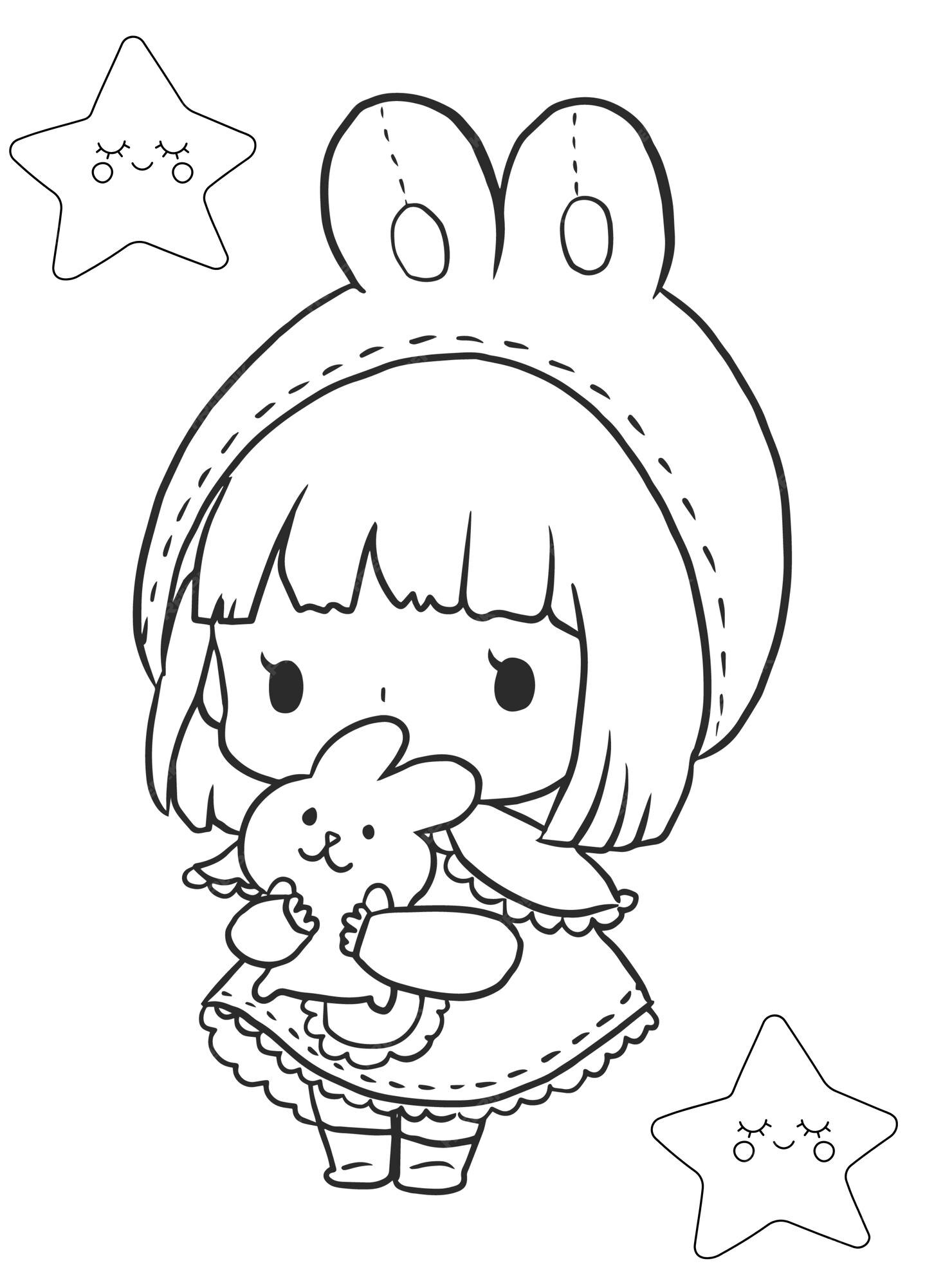 Premium vector coloring page for kids vector art