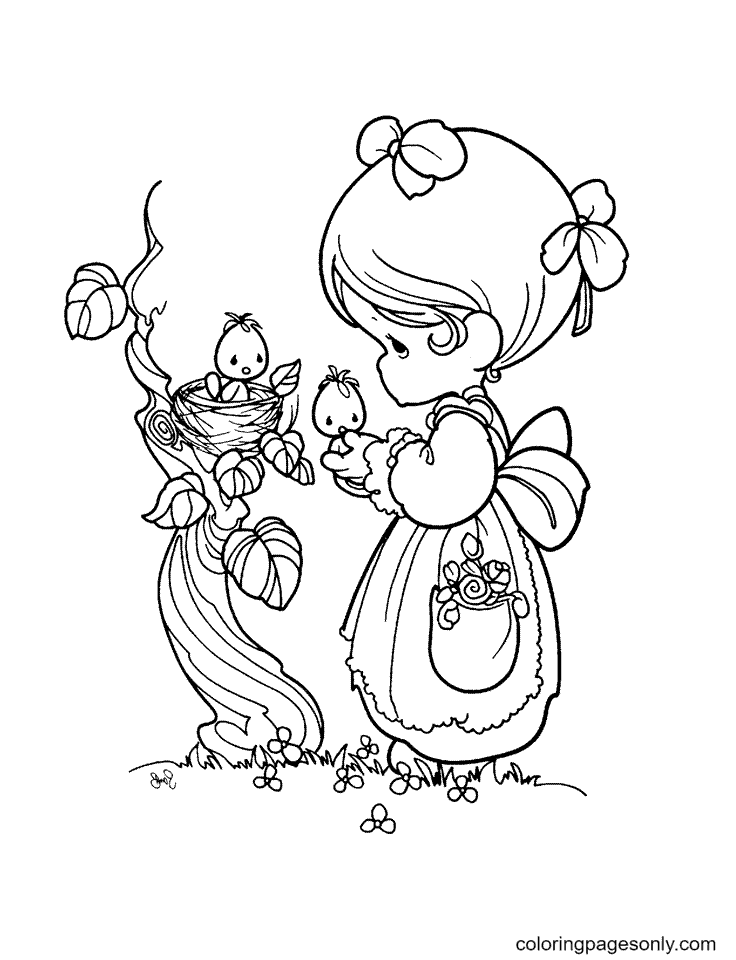 Precious moments coloring pages